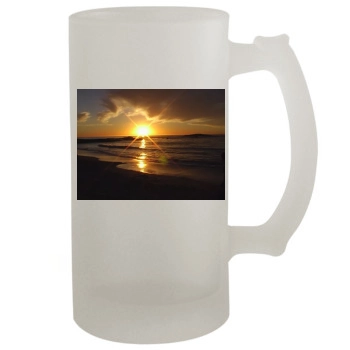 Oceans 16oz Frosted Beer Stein