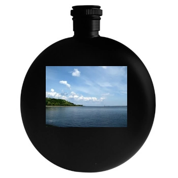 Oceans Round Flask