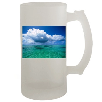 Oceans 16oz Frosted Beer Stein