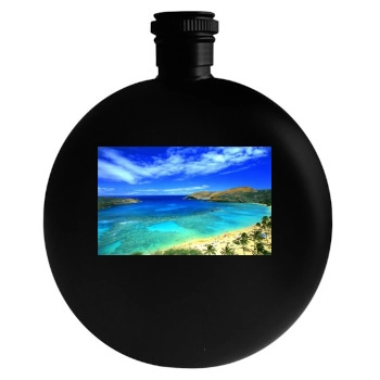 Oceans Round Flask