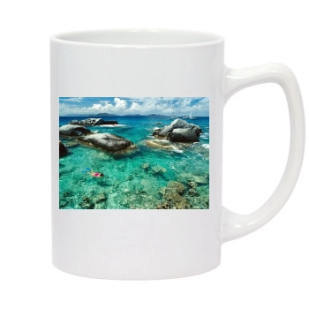 Oceans 14oz White Statesman Mug