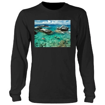 Oceans Men's Heavy Long Sleeve TShirt