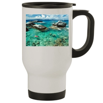 Oceans Stainless Steel Travel Mug