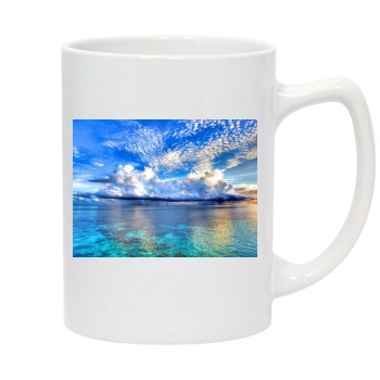 Oceans 14oz White Statesman Mug