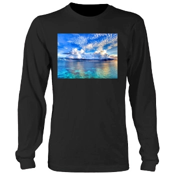 Oceans Men's Heavy Long Sleeve TShirt