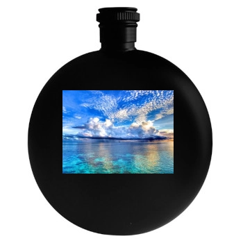 Oceans Round Flask