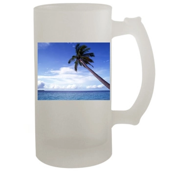 Oceans 16oz Frosted Beer Stein