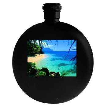 Oceans Round Flask