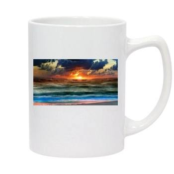 Oceans 14oz White Statesman Mug