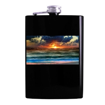 Oceans Hip Flask