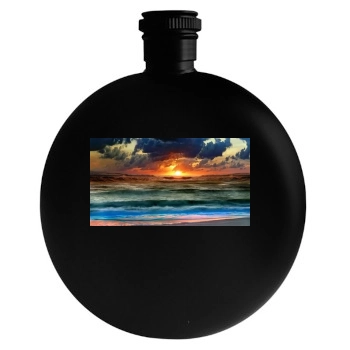 Oceans Round Flask