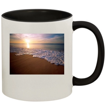 Oceans 11oz Colored Inner & Handle Mug