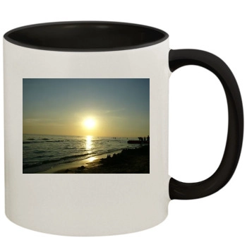 Oceans 11oz Colored Inner & Handle Mug