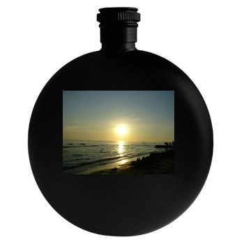 Oceans Round Flask