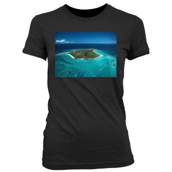 Oceans Women's Junior Cut Crewneck T-Shirt