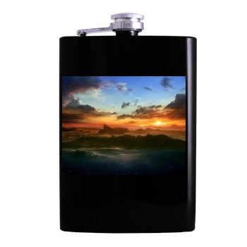 Oceans Hip Flask