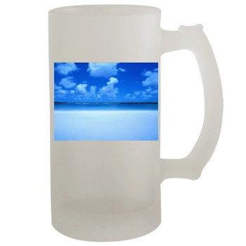 Oceans 16oz Frosted Beer Stein