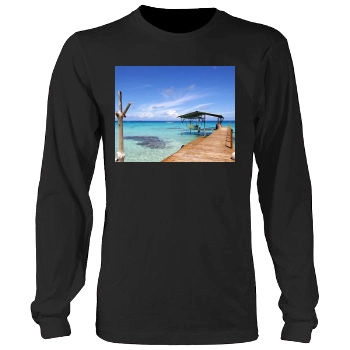 Oceans Men's Heavy Long Sleeve TShirt