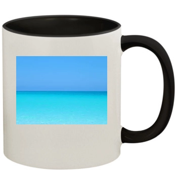 Oceans 11oz Colored Inner & Handle Mug