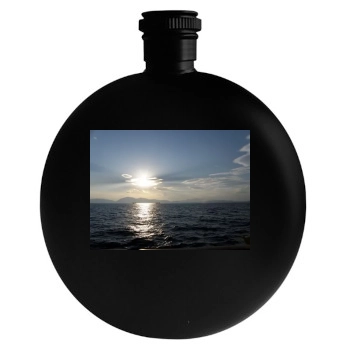 Oceans Round Flask