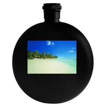 Oceans Round Flask