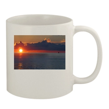 Oceans 11oz White Mug