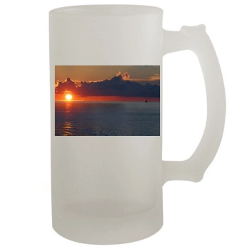 Oceans 16oz Frosted Beer Stein