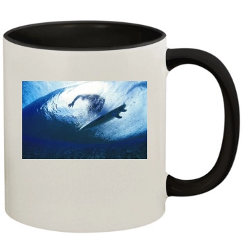 Oceans 11oz Colored Inner & Handle Mug