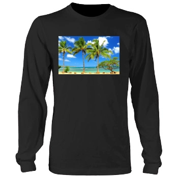 Oceans Men's Heavy Long Sleeve TShirt