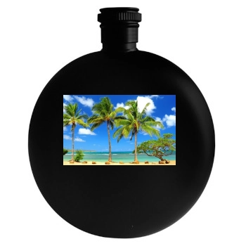 Oceans Round Flask