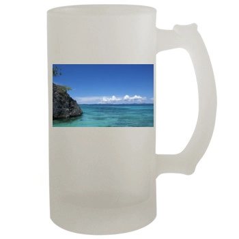 Oceans 16oz Frosted Beer Stein