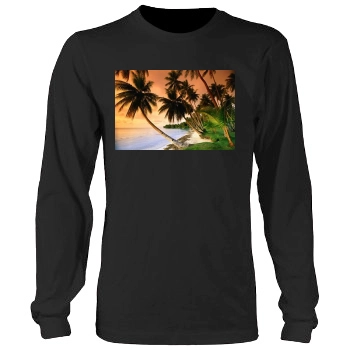 Oceans Men's Heavy Long Sleeve TShirt