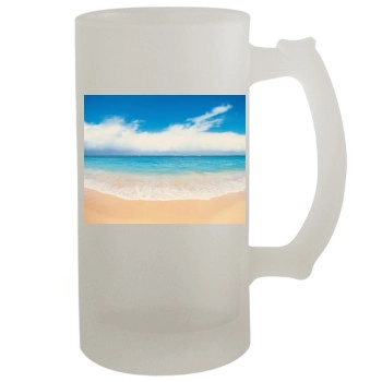 Oceans 16oz Frosted Beer Stein