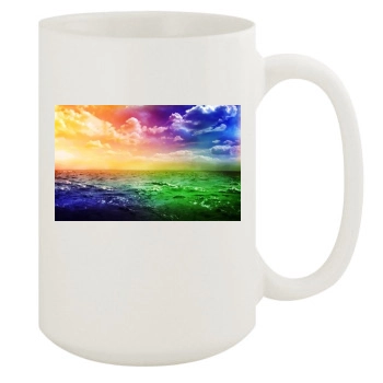 Oceans 15oz White Mug