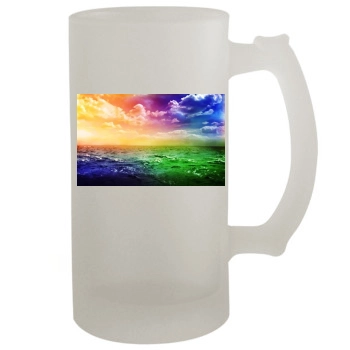 Oceans 16oz Frosted Beer Stein