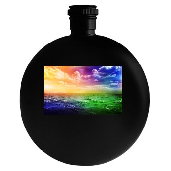 Oceans Round Flask