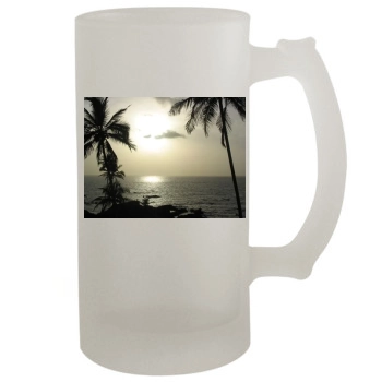 Oceans 16oz Frosted Beer Stein