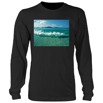 Oceans Men's Heavy Long Sleeve TShirt