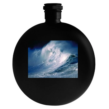 Oceans Round Flask