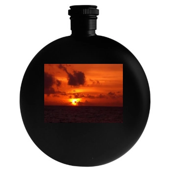 Oceans Round Flask