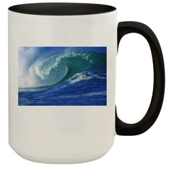 Oceans 15oz Colored Inner & Handle Mug