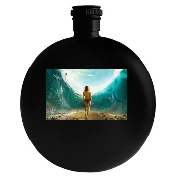 Oceans Round Flask