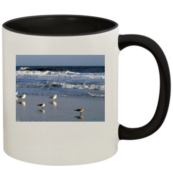 Oceans 11oz Colored Inner & Handle Mug