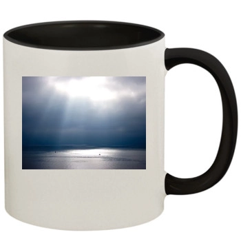 Oceans 11oz Colored Inner & Handle Mug