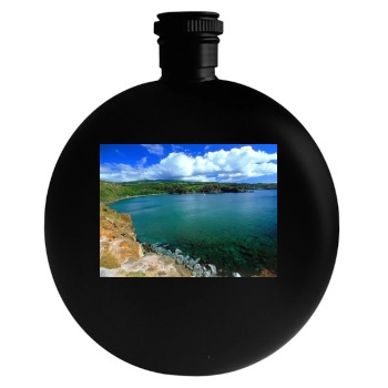 Oceans Round Flask