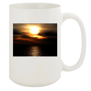 Oceans 15oz White Mug