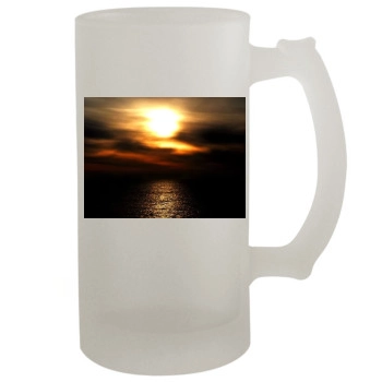 Oceans 16oz Frosted Beer Stein