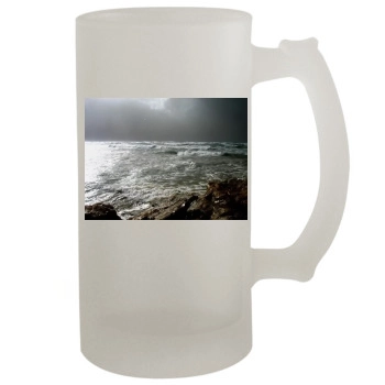 Oceans 16oz Frosted Beer Stein