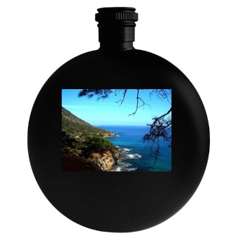 Oceans Round Flask