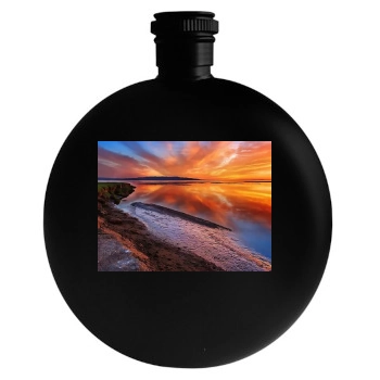 Oceans Round Flask